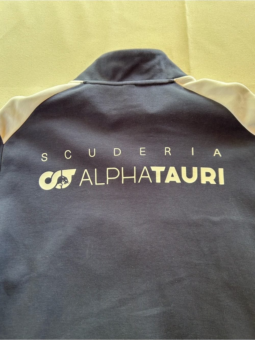 Scuderia AlphaTauri Honda F1 Team Track Jacket Outerwear Navy White Men's XL - Picture 10 of 16